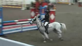 Charlotte Ash and Dooneen Abby Winning 128 winter second rnd Rowallan