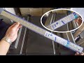 Shinwa 24” Extruded-Aluminum Cutting Ruler &amp; Straight-Edge - A Nice Ruler! [4K ASMR Unboxing]
