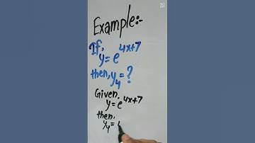 Maths short trick of differentiation of exponential function Solution within 5 seconds..