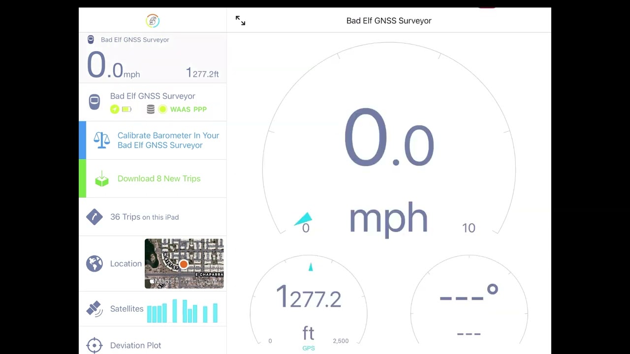 Bad Elf GPS App Walkthrough