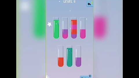 #Shorts #Water Color Sort lvl 5