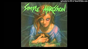 SIMPLE AGGRESSION (U.S) "Formulations In Black" Taken from S/T album 1993
