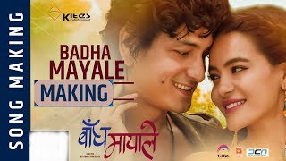 Making of Bandha Mayale Song | Bandha Mayale | Aaryan Adhikari, Shristi Shrestha