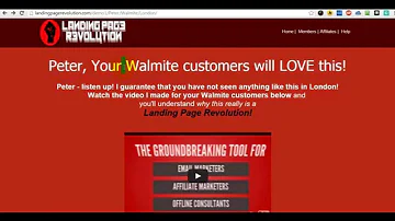 landing page revolution quick peak