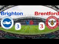 Brighton Vs Brentford || Penalty empata al Brentford || Premier League