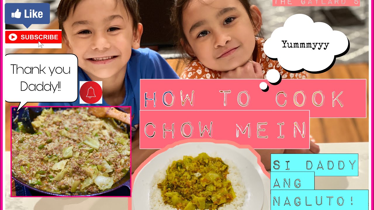 How To Cook Chow Mein + Daddy Took Over Our Vlog ! ️ - YouTube