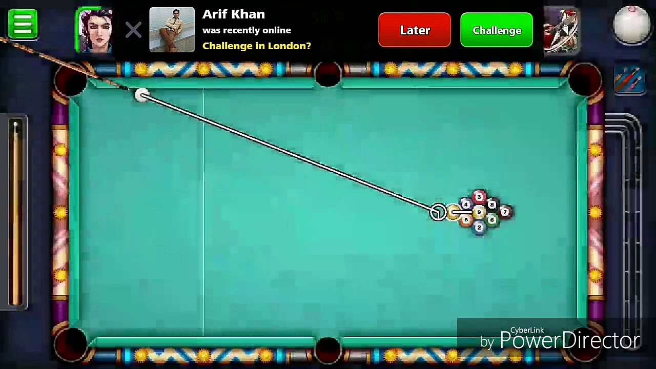 8 ball pool Golden break YouTube