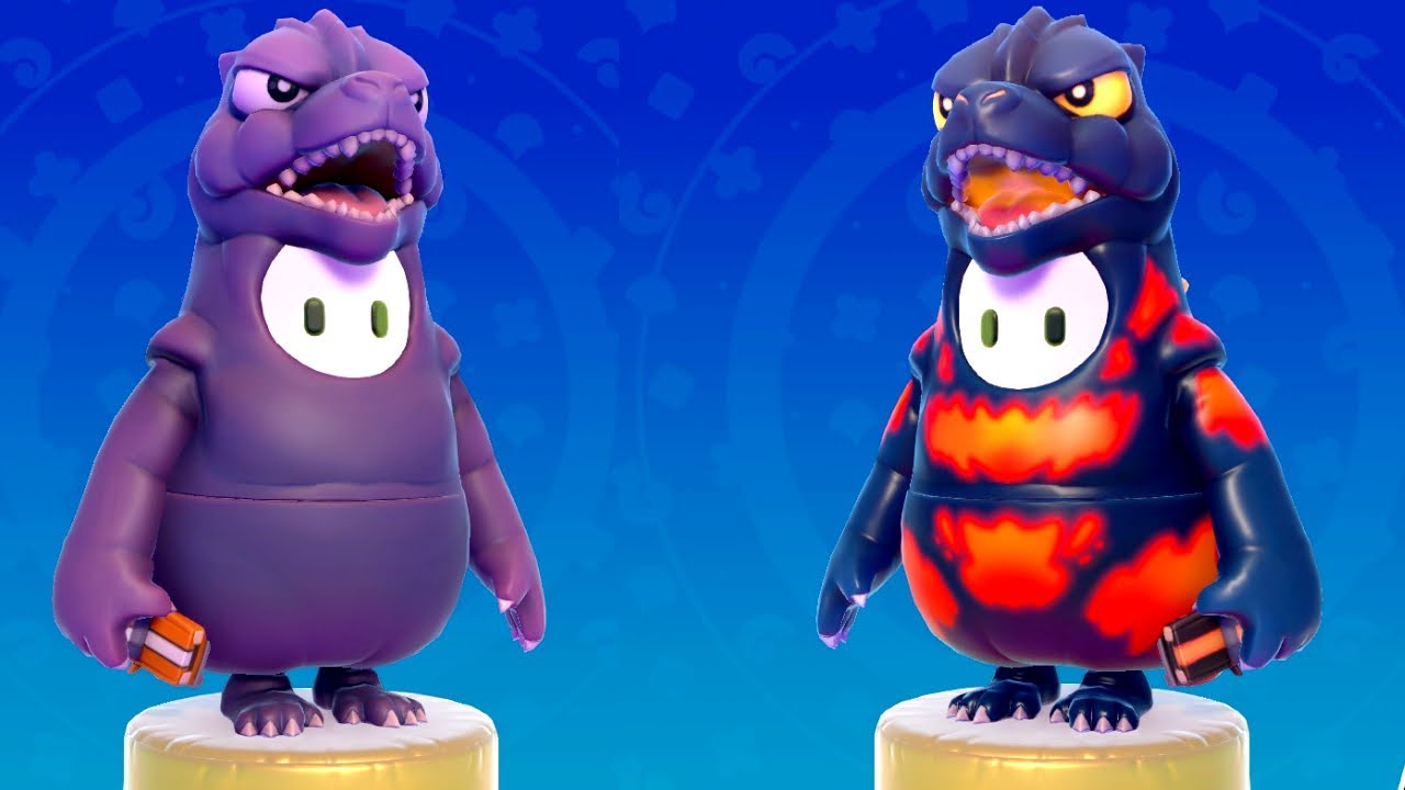 Fall Guys con amigos y usando las Skins de Godzilla