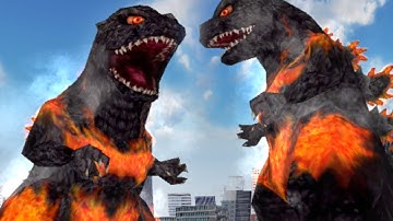 ALL BURNING GODZILLA 1995 UNLOCK STUDIO MODE BATTLE UNIT GAMEPLAY GODZILLA BATTLE LINE バーニングゴジラ