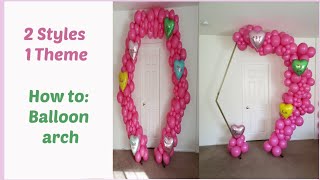 Part 2: How to | Balloon Tutorial | Valentine&#39;s theme balloon arch