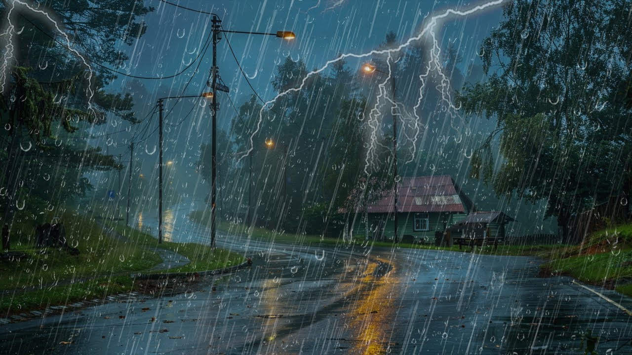 Lluvia relajante para Dormir Profundamente | Sonido de Lluvia y Truenos ...
