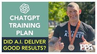Did A.I. Deliver Good Results? | Olympic Distance Triathlon Training Using ChatGPT