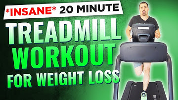 20-Minute Treadmill Workout for Weight Loss - [Quick & Effective HIIT🔥]