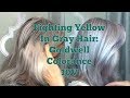 Fighting Yellow In Gray Hair: Goldwell Colorance Foam In Toner 10V