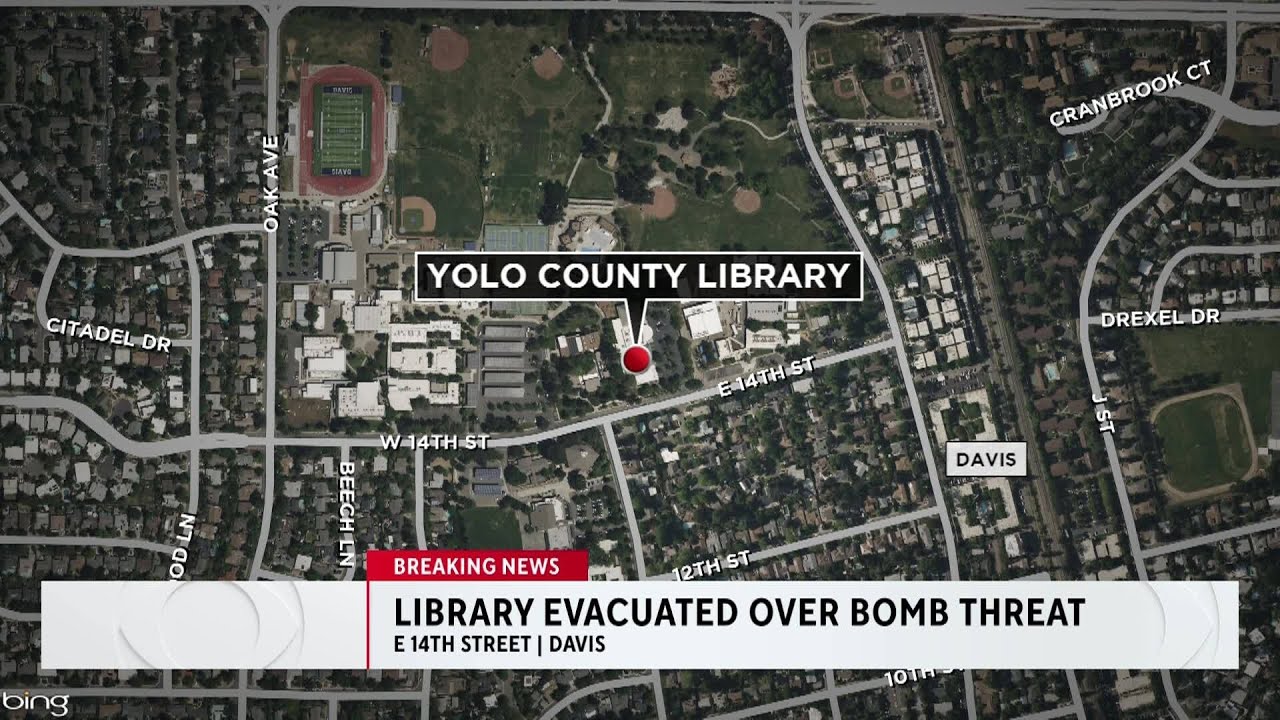 Bomb threat investigation underway at Mary L. Stephens Library in Davis