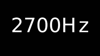 Speaker Sound Test 2700Hz