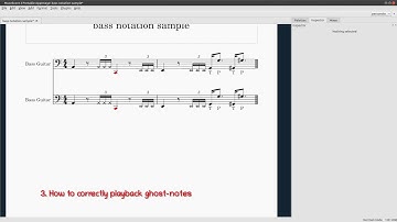 1 || Bass Notation in MuseScore: how to write and play back slap, pop and dead notes