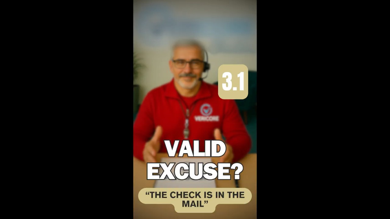 The check is in the mail - Coach Corey