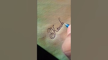 Kasish name 😊 in cursive handwriting ✍️✍️✍️ subscribe to my channel ♥️❣️✌️ #short