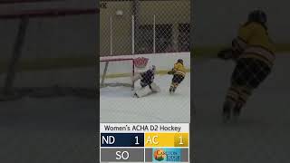It's December 8th, 2024 and Devon Cavaliere scores a goal against The University of Notre Dame.
