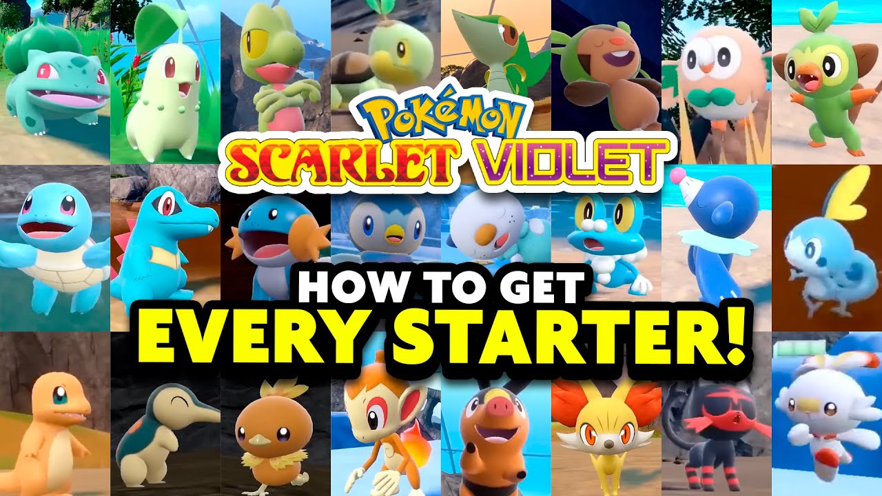 How to get all starters in Pokemon Scarlet & Violet DLC: Charmander,  Totodile, Treecko, more - Charlie INTEL