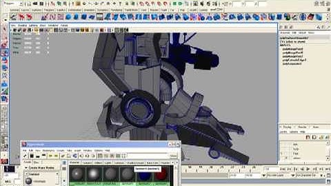 Optimus Prime Modeling in Maya 7)