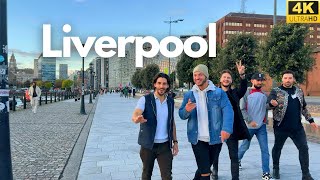 Liverpool autumn walk around the city | city center. 4K