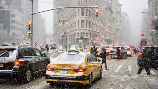 NEW YORK CITY 2018: WINTER has NO MERCY! [4K]