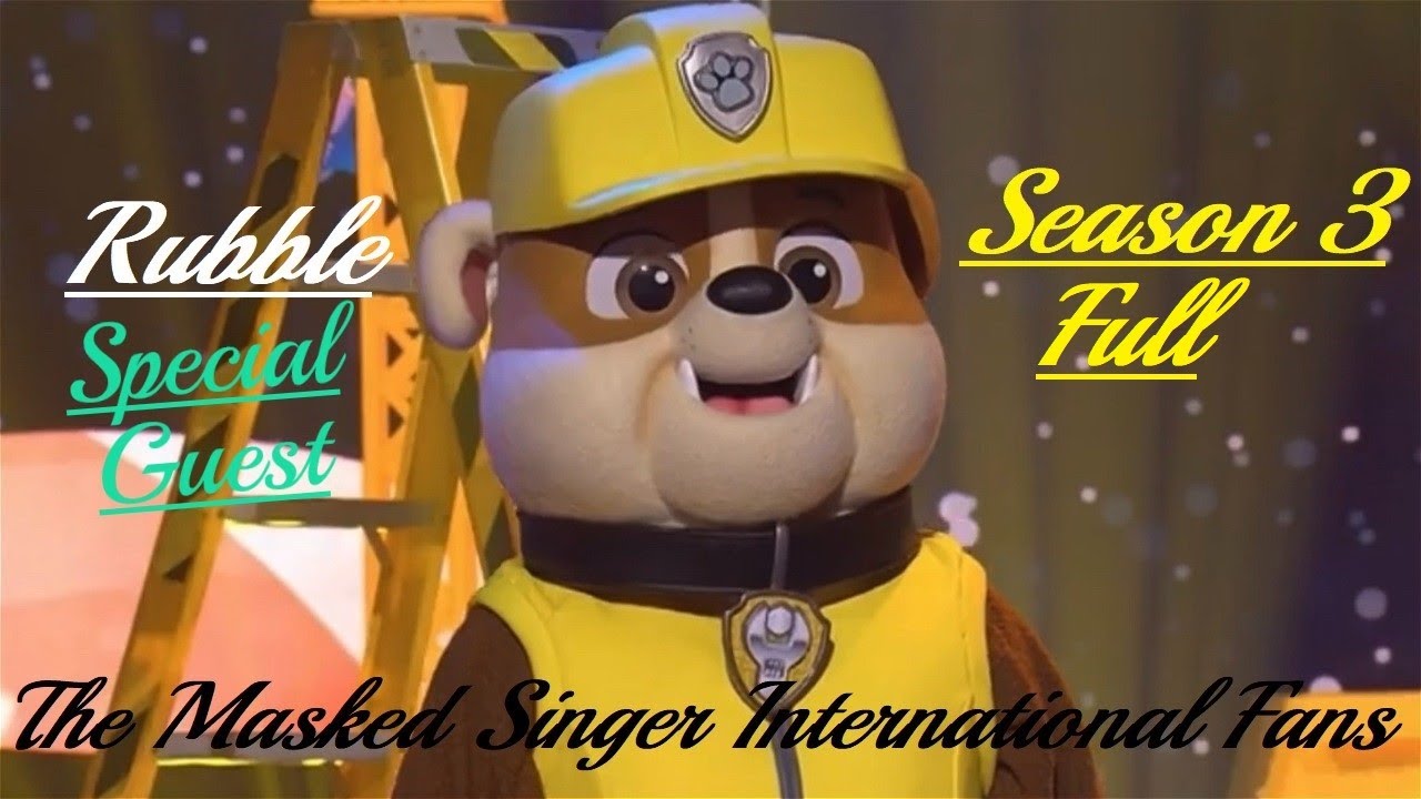 The Masked Singer Australia - Rubble (Special Guest) - Season 3 Full