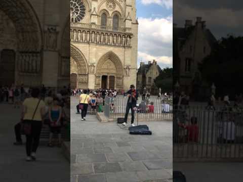 DESPACITO violin cover - Notre Dame Cathedral, Paris