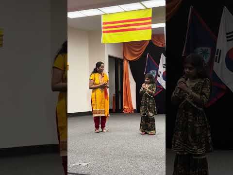 Arishka & her Mom's Culture Performance- Majestic Way Elementary School - All About Diwali 15Nov2024