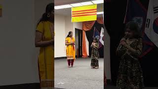 Arishka & her Mom's Culture Performance- Majestic Way Elementary School - All About Diwali 15Nov2024
