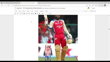 IPL Exploratory Data Analysis Task 5   Jupyter Notebook