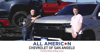 We're Dropping Prices at All American Chevrolet of San Angelo!