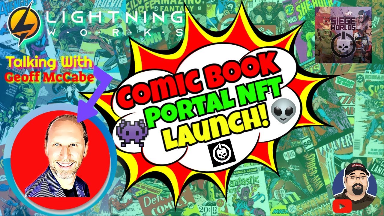 Talking W/ Geoff McCabe About The LW NFT Comic Book Portal & Siege Worlds Game NFT Items