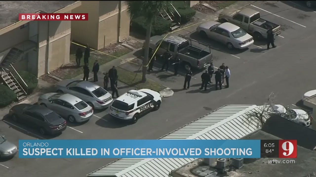 Video: Armed suspect shot, killed by police officers near Orlando ...