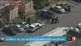 Video: Armed suspect shot, killed by police officers near Orlando apartment complex, chief says