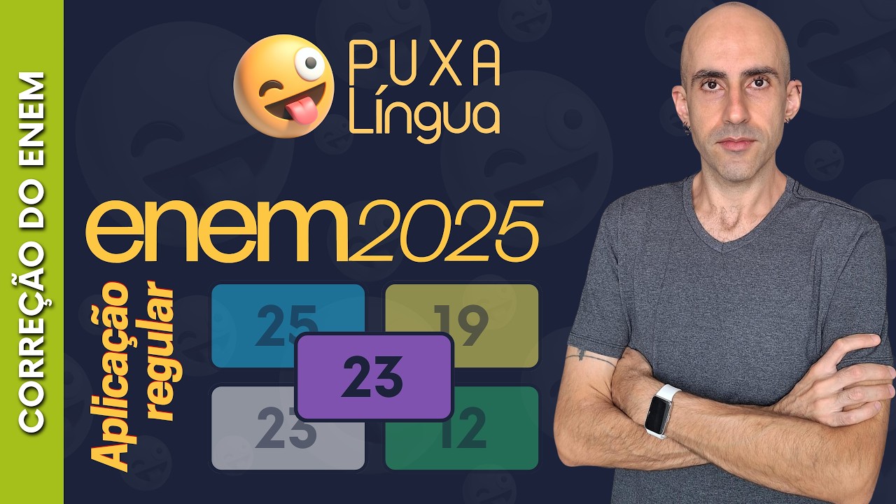 Quest. 23 especial | Enem 2025 | Apl. Regular | Cad. Roxo ▷ Agamia