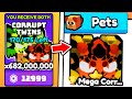I Got STRONGEST CORRUPT TWINS PETS in Roblox Arm Wrestle Simulator..