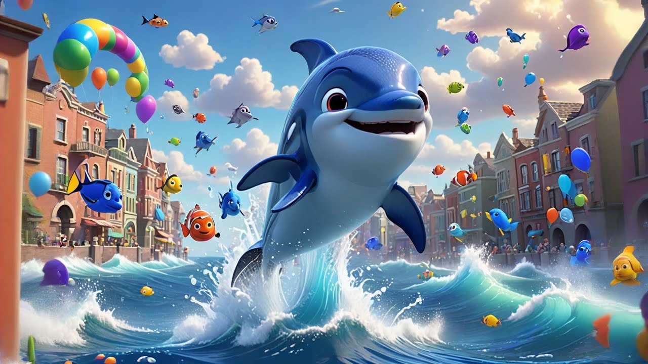 The Dolphin’s Splashy Dance 🐬💃 | Fun Kids Story & Learning Video | Preschool Educational Content