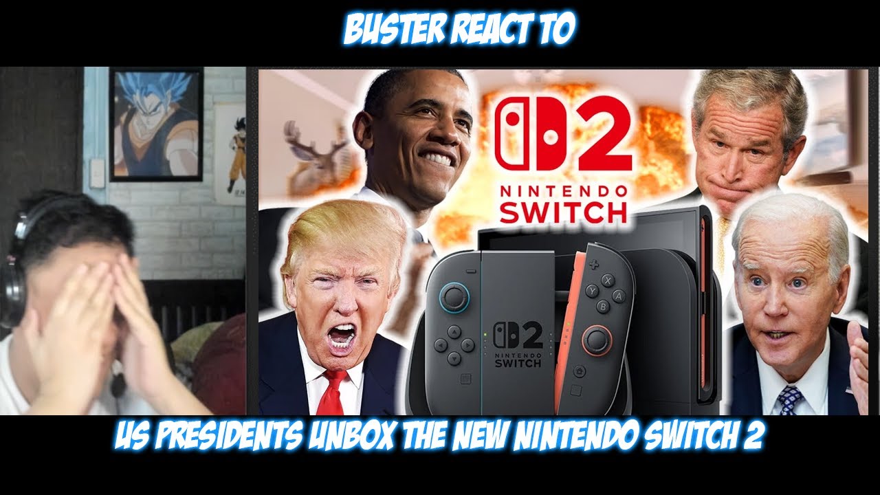 US Presidents Unbox The NEW Nintendo Switch 2 REACTION - YouTube