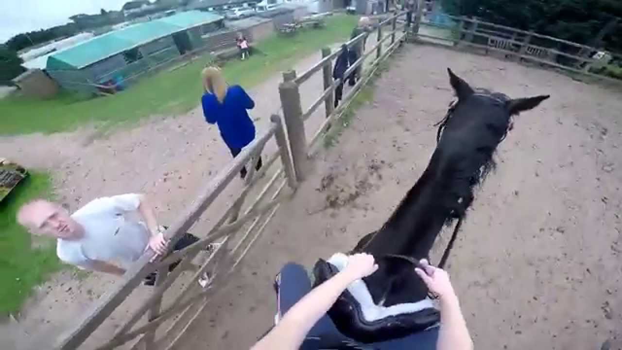Horse Riding Lesson With Gopro Helmet Cam 2 Youtube