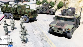 Military Enforcing Virus Evacuation in GTA 5 screenshot 5