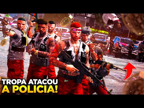 GTA V: VIDA DO CRIME | RESGATE DO BRONKS NA DELEGACIA! UM POR TODOS E TODOS POR UM!!! 🙏| EP#69