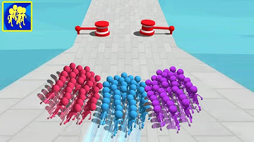 CROWD RUNNERS ALL LEVELS #75 GAMEPLAY WALKTHROUGH PART 13