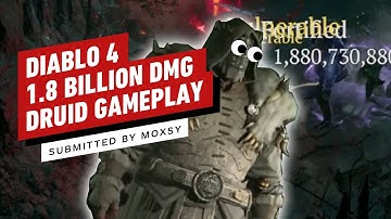 Diablo 4: 1.8 Billion Damage Druid Build from Moxsy