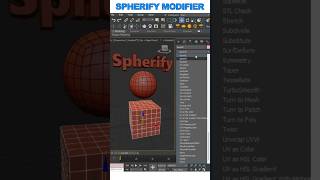 spherify modifier in 3ds max #3dsmax #3dmodeling #vrayrender #sunilrawat3d