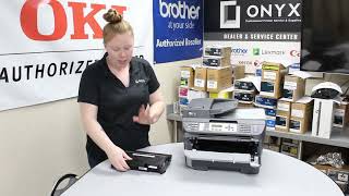 Brother MFC7840w | Onyx Imaging | OKC Printer Repair | How to Change Toner