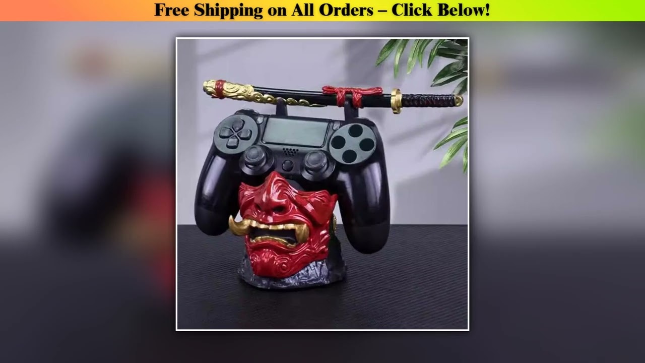 For Gaming Controller Holder One More Life Controller Holder Figure Headphone Stand For PS54