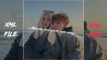 shut up XML alight Motion preset ( audio n XML link in description)